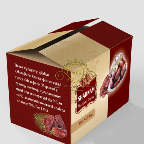چاپ روی جعبه خرما